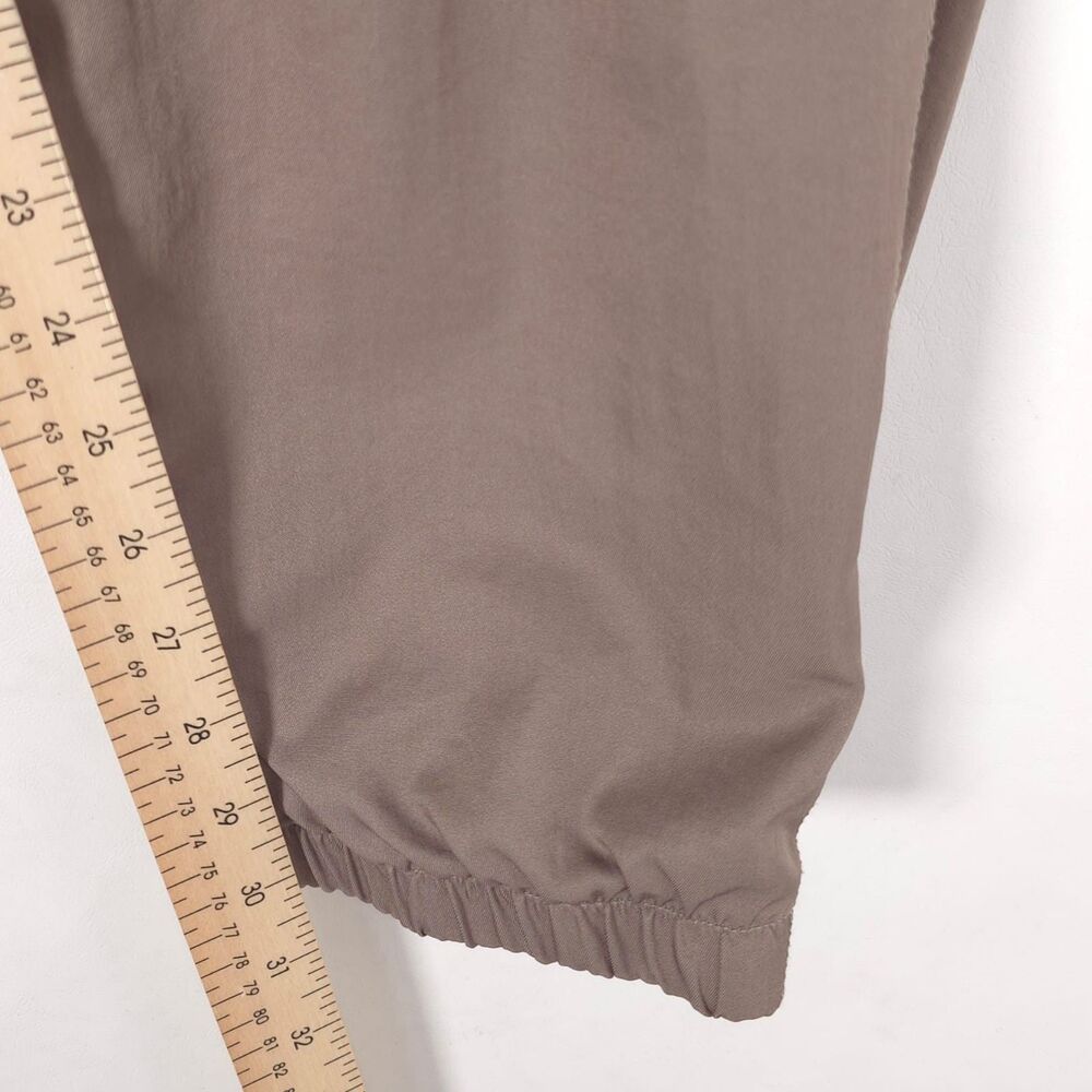 NIKE Mens Jogger Pants LARGE Brown Zip Ankle Lined Athletic‎ - Picture 5 of 13